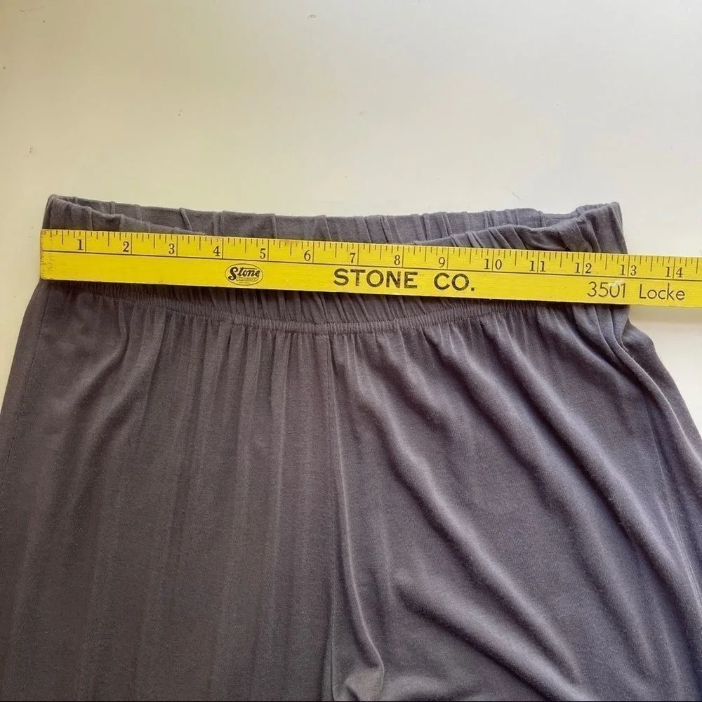 Womens Grey Ruffle Hem Wide Leg Lounge‎ Pants Size S - Picture 4 of 5